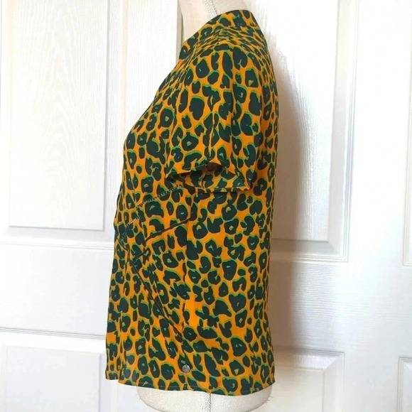 Scotch & Soda Les Filles Collection Cheetah Print Top - Picture 6 of 9